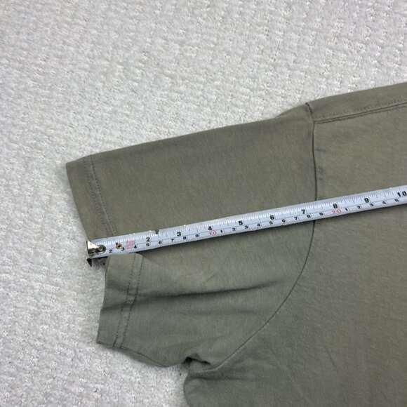 Chlorophylle T-shirt Graphic Spell Out Short Sleeve Men M Military Green Outdoor - Picture 9 of 13